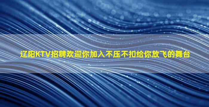 安顺KTV招聘